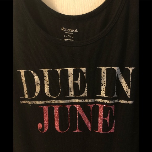 Due in June maternity tank - Picture 2 of 2